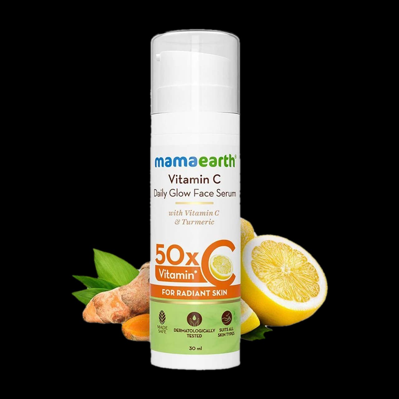 Mamaearth Daily Glow Face Serum With Vitamin C & Turmeric for Radiant Skin (30 ml)
