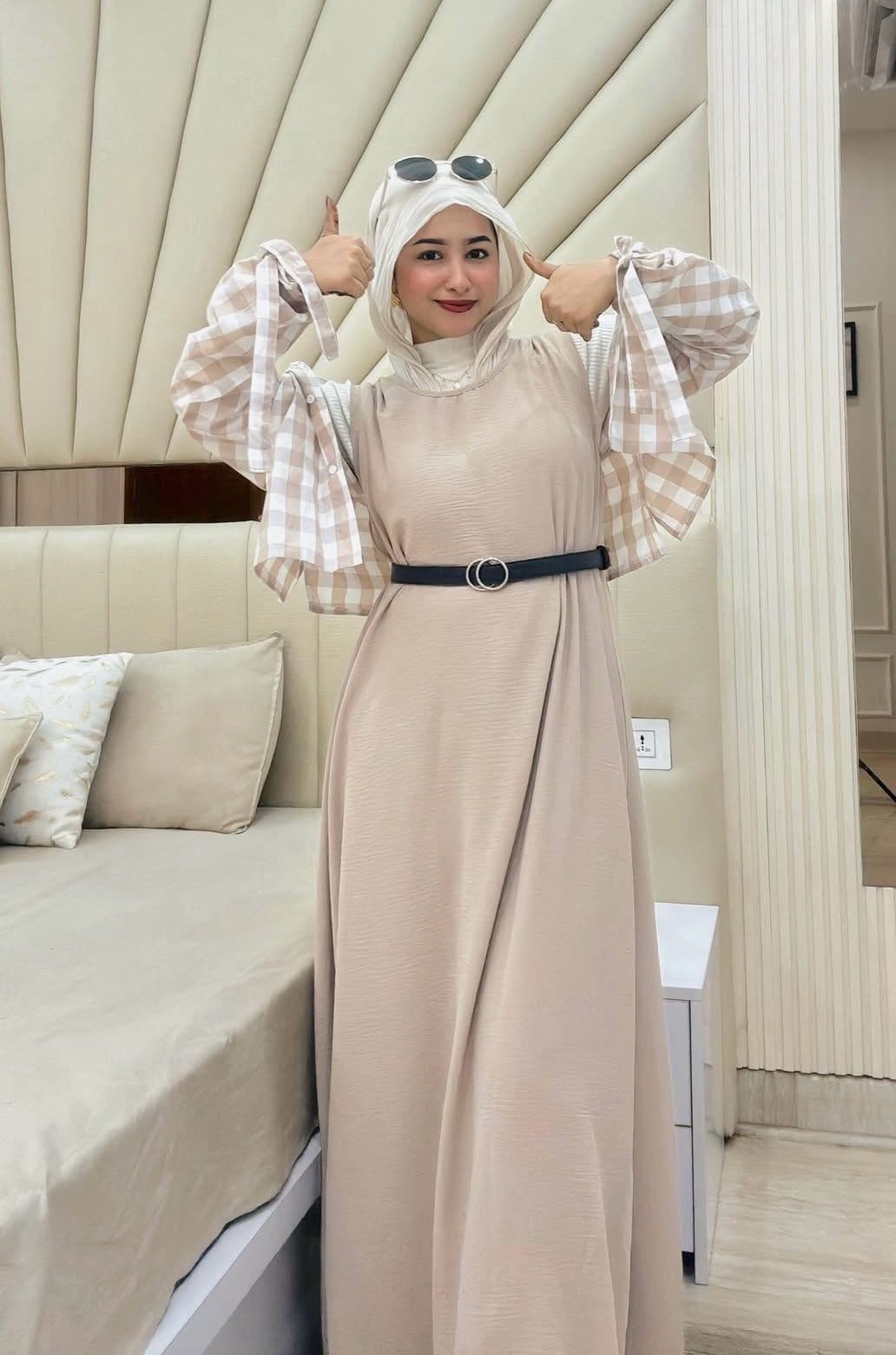 Chic Gingham Dual-Styling Maxi & Cropped Shirt Co-Ord Set